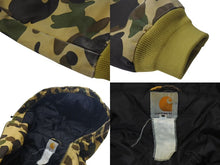 Load image into Gallery viewer, A BATHING APE × CARHARTT アベイシングエイプ カーハート 1st Camo アクティブ ジャケット 2005年 カモ柄 サイズL 美品 中古 4c074241