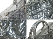 画像をギャラリービューアに読み込む, 新品同様 LOUIS VUITTON ルイヴィトン スピーディ30 ハンドバッグ M95271 モノグラム ミロワール シルバー アルジャン 中古 4c074244