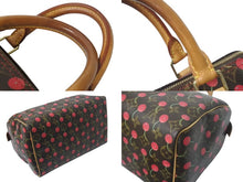 画像をギャラリービューアに読み込む, LOUIS VUITTON ルイヴィトン モノグラムチェリー スピーディ25 ハンドバッグ M95009 村上隆 ブラウン 美品 中古 4c074245