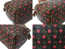 画像をギャラリービューアに読み込む, LOUIS VUITTON ルイヴィトン モノグラムチェリー スピーディ25 ハンドバッグ M95009 村上隆 ブラウン 美品 中古 4c074245