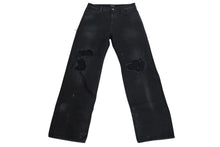 画像をギャラリービューアに読み込む, 極美品 BALENCIAGA バレンシアガ DENIM SIZE BAGGY LARGE FIT デニムパンツ 2022 745151 サイズL ダメージ加工 中古 4c074255