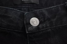 画像をギャラリービューアに読み込む, 極美品 BALENCIAGA バレンシアガ DENIM SIZE BAGGY LARGE FIT デニムパンツ 2022 745151 サイズL ダメージ加工 中古 4c074255