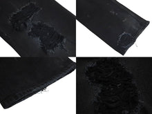 画像をギャラリービューアに読み込む, 極美品 BALENCIAGA バレンシアガ DENIM SIZE BAGGY LARGE FIT デニムパンツ 2022 745151 サイズL ダメージ加工 中古 4c074255