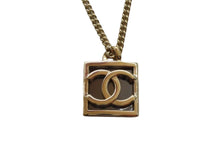 Load image into Gallery viewer, 極美品 CHANEL シャネル ネックレス スクエア ココマーク アクセサリー 2way ABB742 A23B刻印 GP ゴールド 中古 4c074262