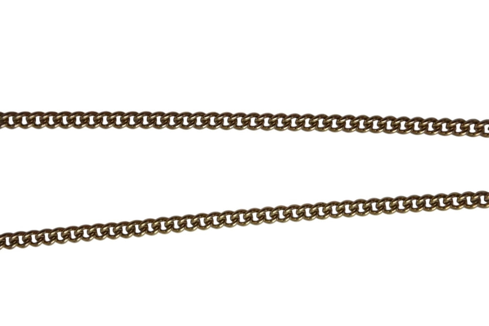 Very Good Condition CHANEL Necklace Square Here Mark Accessory 2way ABB742 A23B Engraved GP Gold Used 4c074262