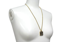 Load image into Gallery viewer, 極美品 CHANEL シャネル ネックレス スクエア ココマーク アクセサリー 2way ABB742 A23B刻印 GP ゴールド 中古 4c074262