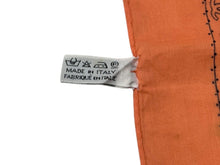 Load image into Gallery viewer, CHANEL シャネル スカーフ バンダナ柄 ココマーク ペイズリー ハンカチ 92年製 オレンジ コットン 美品 中古 4c074269