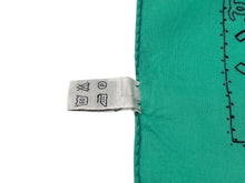 Load image into Gallery viewer, CHANEL シャネル スカーフ バンダナ柄 ココマーク ペイズリー ハンカチ グリーン コットン 良品 中古 4c074276