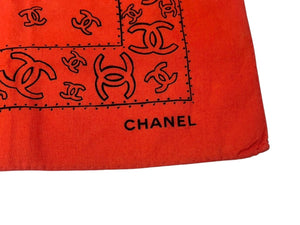 CHANEL シャネル スカーフ バンダナ柄 ココマーク ペイズリー ハンカチ