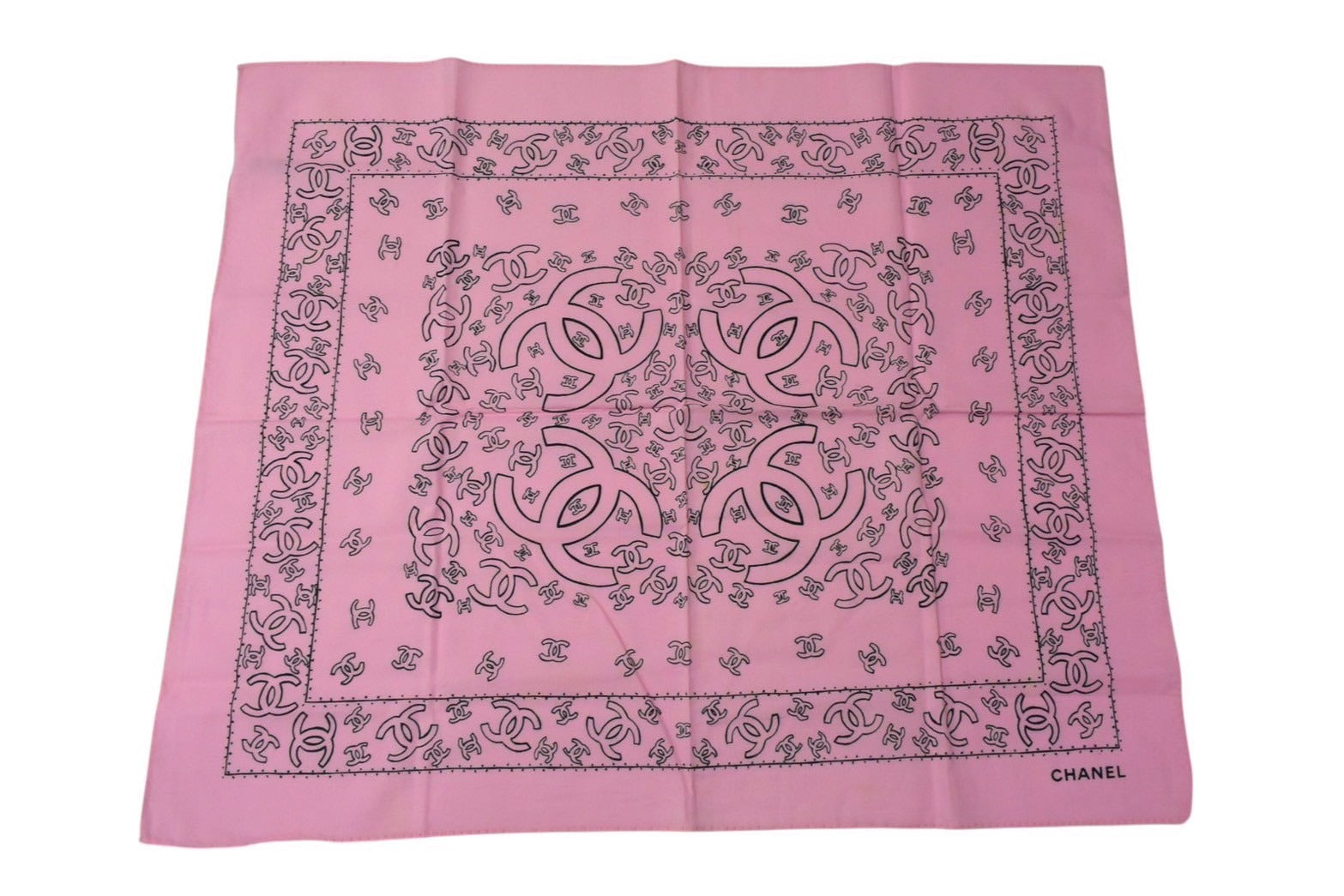 CHANEL シャネル スカーフ バンダナ柄 ココマーク ペイズリー ハンカチ