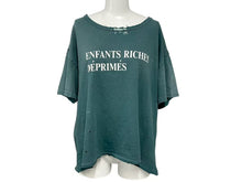 画像をギャラリービューアに読み込む, 新品未使用 Enfants Riches Deprimes ERD Tシャツ ダメージ加工 グリーン コットン サイズM 中古 4c074291