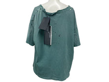 画像をギャラリービューアに読み込む, 新品未使用 Enfants Riches Deprimes ERD Tシャツ ダメージ加工 グリーン コットン サイズM 中古 4c074291