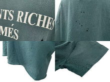 画像をギャラリービューアに読み込む, 新品未使用 Enfants Riches Deprimes ERD Tシャツ ダメージ加工 グリーン コットン サイズM 中古 4c074291