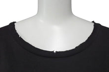 Load image into Gallery viewer, 新品未使用 Enfants Riches Deprimes ERD Tシャツ ダメージ加工 ブラック コットン サイズXS 中古 4c074292