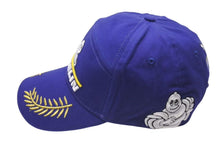 Load image into Gallery viewer, MICHELIN ミシュラン キャップ ブルー ブルー イエロー 刺繍 コットン サイズ調整可 美品 中古 4c074298