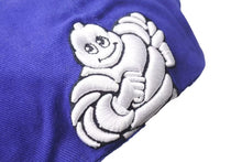 Load image into Gallery viewer, MICHELIN ミシュラン キャップ ブルー ブルー イエロー 刺繍 コットン サイズ調整可 美品 中古 4c074298