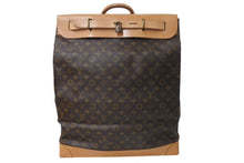 画像をギャラリービューアに読み込む, LOUIS VUITTON ルイヴィトン スティーマー トラベルケース M41126 モノグラムキャンバス ブラウン ゴールド金具 美品 中古 4c074301
