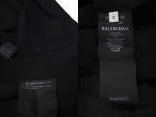 Load image into Gallery viewer, BALENCIAGA バレンシアガ 18SS SINNERプリントビッグサイズTシャツ 489862 コットン ブラック サイズS 良品 中古 4c074302