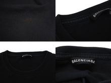 Load image into Gallery viewer, BALENCIAGA バレンシアガ 18SS SINNERプリントビッグサイズTシャツ 489862 コットン ブラック サイズS 良品 中古 4c074302