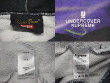 Load image into Gallery viewer, Supreme × UNDERCOVER 18ss シュプリーム PUBLIC ENEMY HOODED SWEATSHIRT フーディ パーカーパープル サイズM 中古 4c074309