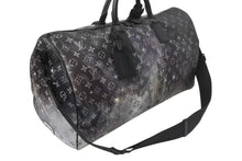 画像をギャラリービューアに読み込む, 極美品 LOUIS VUITTON ルイヴィトン キーポル バンドリエール50 ブラック モノグラムギャラクシー M44166 ブラック金具 中古 4c074332