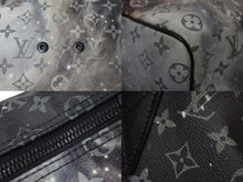 画像をギャラリービューアに読み込む, 極美品 LOUIS VUITTON ルイヴィトン キーポル バンドリエール50 ブラック モノグラムギャラクシー M44166 ブラック金具 中古 4c074332