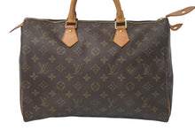 Load image into Gallery viewer, LOUIS VUITTON ルイヴィトン スピーディ35 ハンドバッグ M41524 モノグラムキャンバス ゴールド金具 ブラウン 美品 中古 4c074357