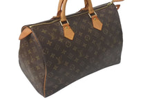 Load image into Gallery viewer, LOUIS VUITTON ルイヴィトン スピーディ35 ハンドバッグ M41524 モノグラムキャンバス ゴールド金具 ブラウン 美品 中古 4c074357