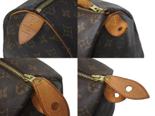 Load image into Gallery viewer, LOUIS VUITTON ルイヴィトン スピーディ35 ハンドバッグ M41524 モノグラムキャンバス ゴールド金具 ブラウン 美品 中古 4c074357