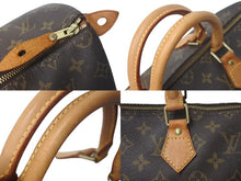 Load image into Gallery viewer, LOUIS VUITTON ルイヴィトン スピーディ35 ハンドバッグ M41524 モノグラムキャンバス ゴールド金具 ブラウン 美品 中古 4c074357