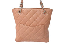 Load image into Gallery viewer, 極美品 CHANEL シャネル マトラッセ PST キャビアスキン サーモンピンク ハンドバッグ A20994 シルバー金具 中古 4c074362