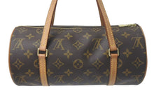 Load image into Gallery viewer, LOUIS VUITTON ルイヴィトン ハンドバック パピヨン30 GM 筒型 モノグラム M51385 ゴールド金具 ブラウン 中古 4c074365