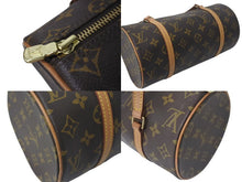 Load image into Gallery viewer, LOUIS VUITTON ルイヴィトン ハンドバック パピヨン30 GM 筒型 モノグラム M51385 ゴールド金具 ブラウン 中古 4c074365