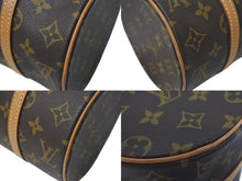 Load image into Gallery viewer, LOUIS VUITTON ルイヴィトン ハンドバック パピヨン30 GM 筒型 モノグラム M51385 ゴールド金具 ブラウン 中古 4c074365