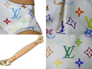 LOUIS VUITTON ルイヴィトン ショルダーバッグ ジュディMM M40255 モノグラムマルチカラー ホワイト 美品 中古 4c074366