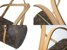 Load image into Gallery viewer, 極美品 LOUIS VUITTON ルイヴィトン ハンドバック パピヨン30 GM 筒型 モノグラム M51385 ゴールド金具 ブラウン 中古 4c074374