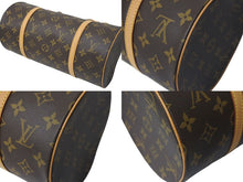 Load image into Gallery viewer, 極美品 LOUIS VUITTON ルイヴィトン ハンドバック パピヨン30 GM 筒型 モノグラム M51385 ゴールド金具 ブラウン 中古 4c074374