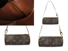 Load image into Gallery viewer, 極美品 LOUIS VUITTON ルイヴィトン ハンドバック パピヨン30 GM 筒型 モノグラム M51385 ゴールド金具 ブラウン 中古 4c074374