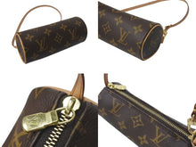 Load image into Gallery viewer, 極美品 LOUIS VUITTON ルイヴィトン ハンドバック パピヨン30 GM 筒型 モノグラム M51385 ゴールド金具 ブラウン 中古 4c074374