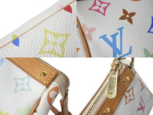 Load image into Gallery viewer, LOUIS VUITTON ルイヴィトン モノグラム マルチカラー ポシェット アクセソワール アクセサリーポーチ M92649 村上隆 ホワイト 美品 中古 4c074376