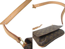 画像をギャラリービューアに読み込む, LOUIS VUITTON ルイヴィトン モノグラム ミュゼットタンゴ ショルダーバッグ M51388 ロゴ 斜め掛け 鞄 ゴールド金具 美品 中古 4c074377