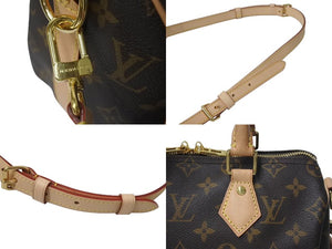 極美品 LOUIS VUITTON ルイヴィトン ハンドバッグ ショルダーバッグ 2way M41112 スピーディバンドリエール30 モノグラム 中古 4c074388