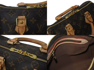 極美品 LOUIS VUITTON ルイヴィトン ハンドバッグ ショルダーバッグ 2way M41112 スピーディバンドリエール30 モノグラム 中古 4c074388