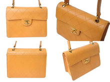 Load image into Gallery viewer, CHANEL シャネル マトラッセ ショルダーバッグ オレンジ 5番台 キャビアスキン ゴールド金具 美品 中古 4c074394