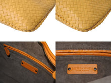 画像をギャラリービューアに読み込む, 新品同様 BOTTEGA VENETA ボッテガ ヴェネタ イントレチャート ホーボーバッグ ワンショルダーバッグ レザー イエロー 中古 4c074399