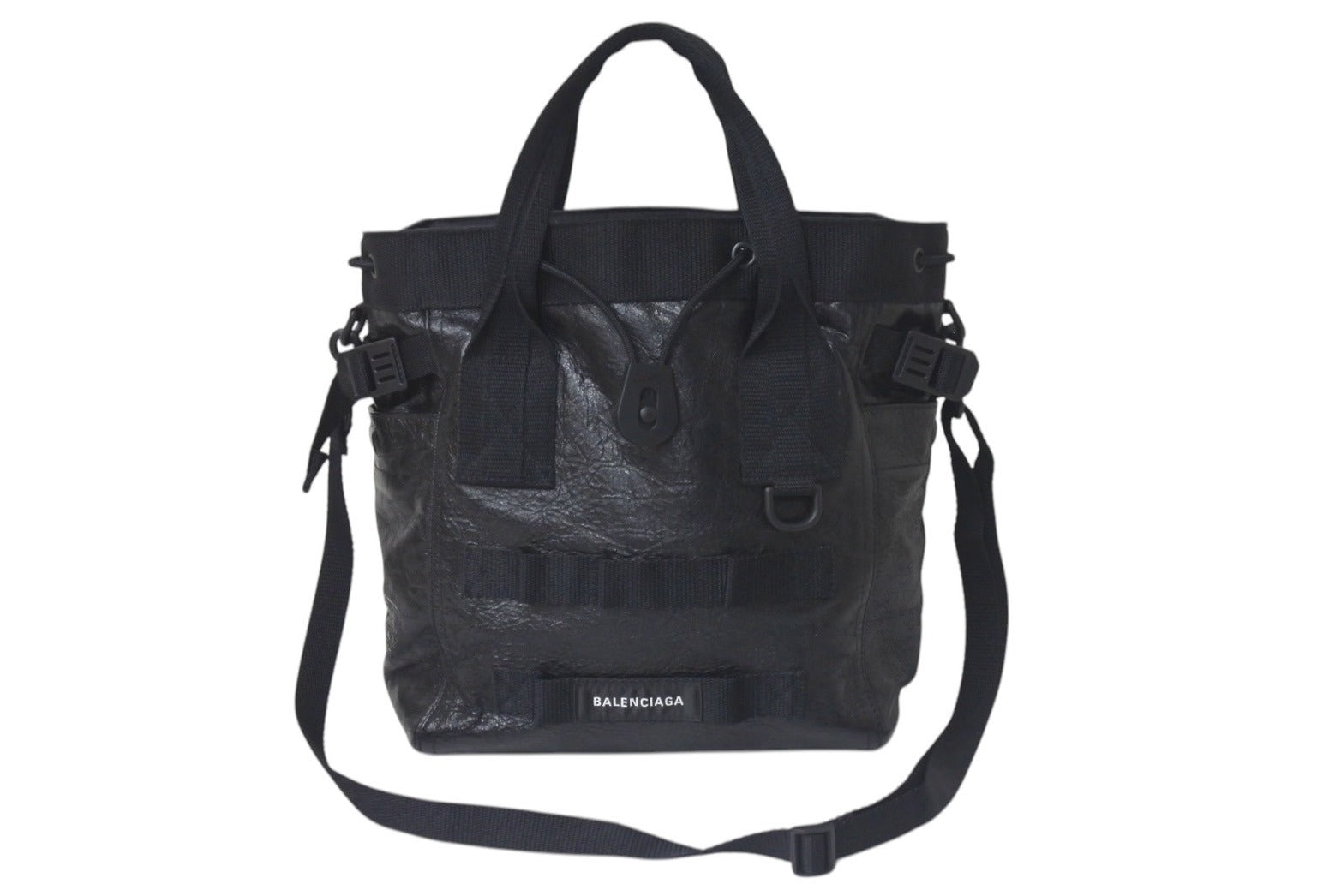 極美品 BALENCIAGA バレンシアガ ARMY SMALL TOTE アーミースモール