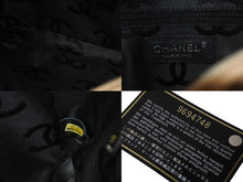 Load image into Gallery viewer, 極美品 CHANEL シャネル ポーチ ハンドバッグ カンボンライン ココマーク 9番台 ラムスキン ベージュ ブラック 中古 4c074402