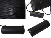 Load image into Gallery viewer, 極美品 LOUIS VUITTON ルイヴィトン エピ スフロ ハンドバッグ レザー ノワール M52222 エピレザー ゴールド金具 中古 4c074407
