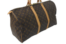 画像をギャラリービューアに読み込む, LOUIS VUITTON ルイヴィトン キーポル50 ボストンバッグ M41426 モノグラムキャンバス ブラウン ゴールド金具 美品 中古 4c074415
