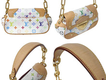 Load image into Gallery viewer, LOUIS VUITTON ルイヴィトン マリリンPM ハンドバッグ M40127 モノグラム マルチカラー ホワイト ゴールド金具 村上隆 美品 中古4c074420